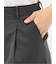 ウォッシャブル クリアツイル タックワイドパンツ グレー(セットアップ可能)