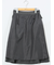 ストレッチウォッシャブル ウール調 フレアースカート グレー(セットアップ可能)