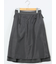 ストレッチウォッシャブル ウール調 フレアースカート グレー(セットアップ可能)