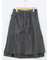 ストレッチウォッシャブル ウール調 フレアースカート グレー(セットアップ可能)