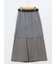 ストレッチサテン ロングスカート
