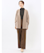 ストレッチ ワンタック ワイドパンツ