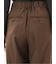 ストレッチ ワンタック ワイドパンツ