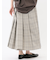 ストレッチウォッシャブル グレンチェック柄 プリーツスカート