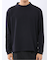 ウェーブジャガード モックネック長袖Tシャツ