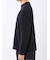 ウェーブジャガード モックネック長袖Tシャツ