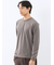 マルチボーダー クルーネック長袖Tシャツ