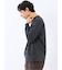 マルチボーダー クルーネック長袖Tシャツ