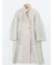 ストレッチ ハンドウォッシャブル スタンドカラー ロングコート