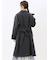 ストレッチ ハンドウォッシャブル スタンドカラー ロングコート