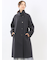 ストレッチ ハンドウォッシャブル スタンドカラー ロングコート