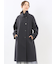 ストレッチ ハンドウォッシャブル スタンドカラー ロングコート
