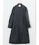ストレッチ ハンドウォッシャブル スタンドカラー ロングコート