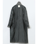ストレッチ ハンドウォッシャブル スタンドカラー ロングコート