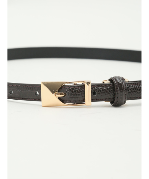 【スタイリッシュなgorgeous】Dior　ナローベルト　ロゴ　リザード型押し スタイリッシュなgorgeous】Dior ナローベルト ロゴ リザード型押し