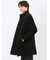 尾州ウール混 スタンドカラーコート カルゼ