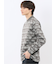 裏起毛チェック モックネック長袖Tシャツ