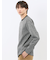 裏起毛ツイル クルーネック長袖Tシャツ