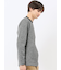裏起毛ツイル クルーネック長袖Tシャツ