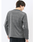 裏起毛ヘリンボン 浅Vネック長袖Tシャツ