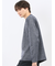 裏起毛ヘリンボン 浅Vネック長袖Tシャツ