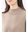 ウォッシャブル バックスリット ハイネックニットプルオーバー