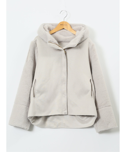 リバーシブル フーデッド ショートブルゾン｜エムエフエディトリアルの