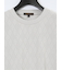 アーガイルジャガード クルーネック長袖Tシャツ