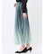 グラデーションプリーツ ロングスカート