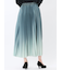 グラデーションプリーツ ロングスカート