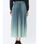 グラデーションプリーツ ロングスカート