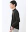 リンクスジャガード モックネック長袖Tシャツ