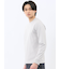 【DRESS T-SHIRT】シルケットスムス スロープネック 長袖Tシャツ