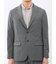 ストレッチウォッシャブル ウール混 スリムフィット 2ボタンジャケット(セットアップ可能)