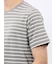 ストレッチ ボーダー クルーネック 半袖 Tシャツ