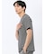 ストレッチ ボーダー クルーネック 半袖 Tシャツ
