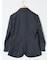 ストレッチ ウォッシャブル 1ボタン 7分袖 ジャケット 紺(セットアップ可能)