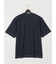 【大きいサイズ】シナコバ/SINA COVA 綿天竺 ワッペン クルーネック半袖Tシャツ