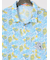 【大きいサイズ】カステルバジャック/CASTELBAJAC ストレッチUV トロピカル柄半袖ポロシャツ