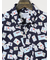 【大きいサイズ】CLASSIC THE BROWNS 日本製 綿リップル ボタンダウン半袖シャツ