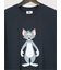 【大きいサイズ】トムとジェリー 両面プリント クルーネック半袖Ｔシャツ