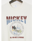 【大きいサイズ】ミッキーマウス ピグメント風プリント クルーネック半袖Ｔシャツ
