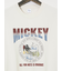 【大きいサイズ】ミッキーマウス ピグメント風プリント クルーネック半袖Ｔシャツ
