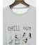 【大きいサイズ】エスパスヴェール/ESPACE VERT 綿天竺 ペンギン クルーネック半袖Ｔシャツ