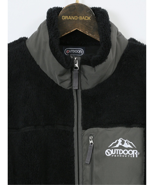 グランバック（GRAND−BACK）/【大きいサイズ】アウトドアプロダクツ ボアフリース フルジップ スタンドジャケット 大きいサイズ】アウトドアプロダクツ/OUTDOOR PRODUCTS ボアフリース