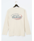 【大きいサイズ】ジュニュイン ディッキーズ/Genuine Dickies パウダーブリーチ加工プリント クルーネック長袖Ｔシャツ