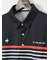 【大きいサイズ】ルコックスポルティフ ゴルフ/le coq sportif GOLF パネルボーダー柄 半袖 ポロシャツ