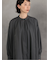stand collar long shirts onepiece