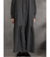 stand collar long shirts onepiece