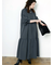 stand collar long shirts onepiece